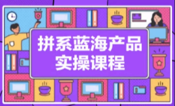 拼系冷门蓝海产品实操课程，从注册店铺到选品上架到流量维护环环相扣-英祺创业