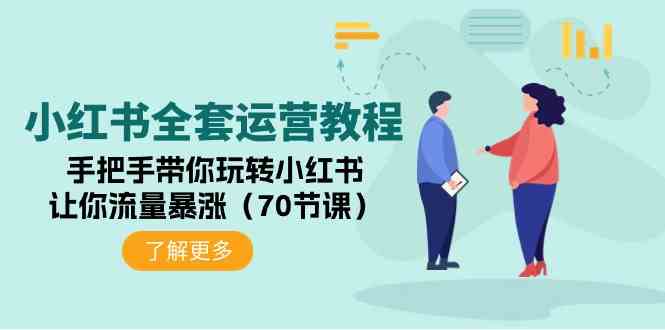 （9624期）小红书全套运营教程：手把手带你玩转小红书，让你流量暴涨（70节课）-英祺创业