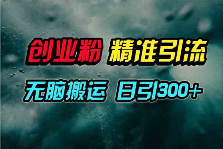 （9875期）视频号纯搬运日引300+创业粉教程！-英祺创业