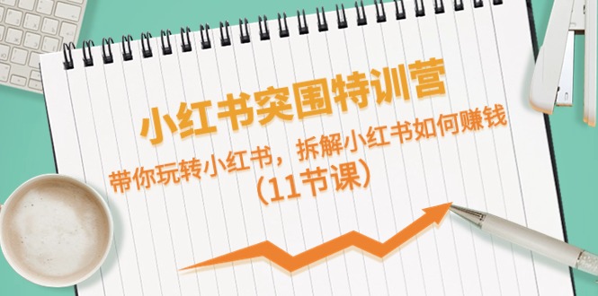 小红书突围特训营，拆解小红书如何赚钱，带你玩转小红书（11节课）-英祺创业