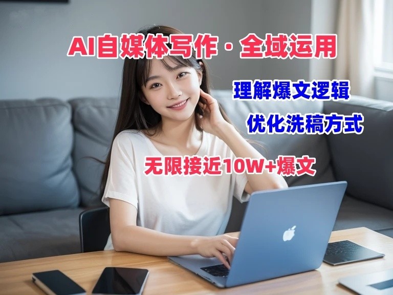AI自媒体写作 → 价值变现，剖析爆文逻辑，无限接近10W+爆文体验课-英祺创业