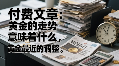 付费文章：黄金的走势意味着什么，如何看待黄金最近的调整-英祺创业